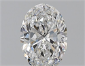 Natural Diamond 0.71 Carats, Oval with  Cut, E Color, VS2 Clarity and Certified by GIA