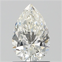 Natural Diamond 1.20 Carats, Pear with  Cut, I Color, SI2 Clarity and Certified by GIA