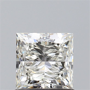 Picture of Natural Diamond 0.90 Carats, Princess with  Cut, I Color, VS2 Clarity and Certified by GIA