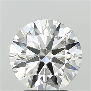 Picture of Lab Grown Diamond 3.09 Carats, Round with Ideal Cut, F Color, VVS2 Clarity and Certified by IGI