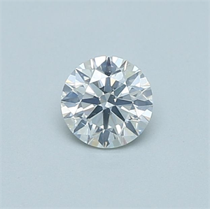 Picture of Natural Diamond 0.41 Carats, Round with Very Good Cut, F Color, SI2 Clarity and Certified by GIA