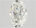 Natural Diamond 1.50 Carats, Oval with  Cut, H Color, SI1 Clarity and Certified by GIA