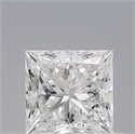 Natural Diamond 0.70 Carats, Princess with  Cut, E Color, VS2 Clarity and Certified by GIA