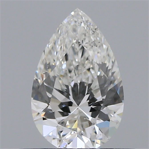 Foto Diamante Natural 0.46 quilates, De pera , Color G, claridad SI1 y certificado GIA de