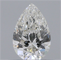 Diamante Natural 0.46 quilates, De pera , Color G, claridad SI1 y certificado GIA