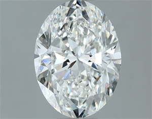 Foto Diamante Natural 1.30 quilates, Ovalado , Color H, claridad SI2 y certificado GIA de