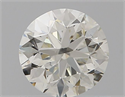 Natural Diamond 0.70 Carats, Round with Very Good Cut, H Color, VVS2 Clarity and Certified by IGI