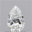 Natural Diamond 0.51 Carats, Pear with  Cut, D Color, IF Clarity and Certified by GIA