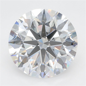 Picture of Lab Grown Diamond 5.88 Carats, Round with Excellent Cut, D Color, VVS1 Clarity and Certified by GIA