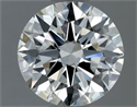 Natural Diamond 1.09 Carats, Round with Excellent Cut, I Color, VS1 Clarity and Certified by IGI
