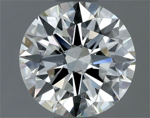 Picture of Natural Diamond 1.09 Carats, Round with Excellent Cut, I Color, VS1 Clarity and Certified by IGI