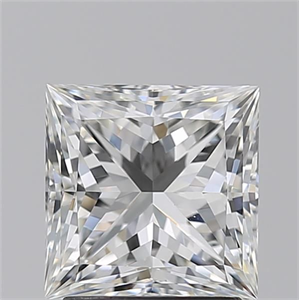 Picture of Natural Diamond 2.07 Carats, Princess with  Cut, H Color, VS2 Clarity and Certified by GIA