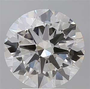 Picture of Lab Grown Diamond 4.60 Carats, Round with Excellent Cut, F Color, VVS2 Clarity and Certified by IGI