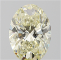 Natural Diamond 1.71 Carats, Oval with  Cut, K Color, VS1 Clarity and Certified by IGI