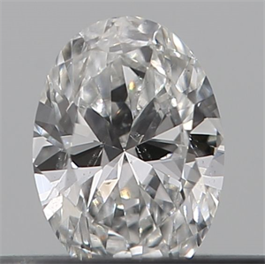 Picture of Natural Diamond 0.19 Carats, Oval with  Cut, E Color, SI2 Clarity and Certified by GIA