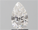 Natural Diamond 1.23 Carats, Pear with  Cut, F Color, IF Clarity and Certified by GIA