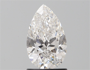 Picture of Natural Diamond 1.23 Carats, Pear with  Cut, F Color, IF Clarity and Certified by GIA