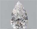 Natural Diamond 0.40 Carats, Pear with  Cut, D Color, VS1 Clarity and Certified by GIA