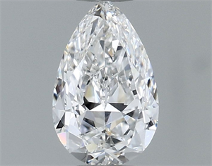 Picture of Natural Diamond 0.50 Carats, Pear with  Cut, F Color, VVS2 Clarity and Certified by GIA