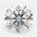Del inventario de diamantes de laboratorio, 4.04 quilates, Redondo , Color D, claridad IF y certificado IGI