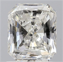 Natural Diamond 1.00 Carats, Radiant with  Cut, H Color, SI1 Clarity and Certified by GIA