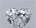 Natural Diamond 0.34 Carats, Heart with  Cut, E Color, VS2 Clarity and Certified by GIA