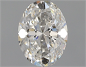 Natural Diamond 0.71 Carats, Oval with  Cut, F Color, SI1 Clarity and Certified by GIA