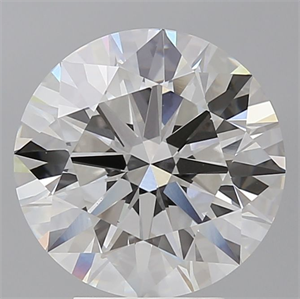 Picture of Lab Grown Diamond 4.56 Carats, Round with Ideal Cut, E Color, VVS2 Clarity and Certified by IGI