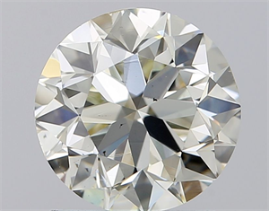 Picture of Natural Diamond 1.50 Carats, Round with Very Good Cut, J Color, VS2 Clarity and Certified by IGI