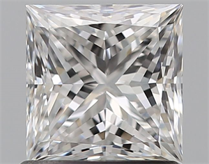 Foto Diamante Natural 1.00 quilates, Princesa , Color E, claridad VS1 y certificado GIA de