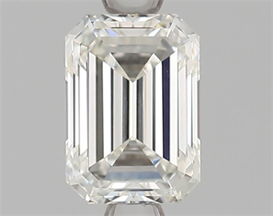 Picture of Natural Diamond 1.05 Carats, Emerald with  Cut, G Color, VVS2 Clarity and Certified by HRD