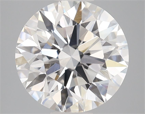 Picture of Lab Grown Diamond 3.04 Carats, Round with Ideal Cut, D Color, VS1 Clarity and Certified by IGI