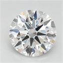 Lab Grown Diamond 1.15 Carats, Round with Ideal Cut, D Color, IF Clarity and Certified by IGI