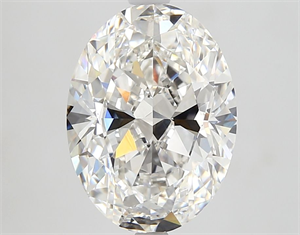 Picture of Natural Diamond 3.01 Carats, Oval with  Cut, G Color, VVS2 Clarity and Certified by GIA