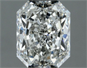 Natural Diamond 1.01 Carats, Radiant with  Cut, I Color, SI1 Clarity and Certified by GIA