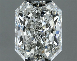 Picture of Natural Diamond 1.01 Carats, Radiant with  Cut, I Color, SI1 Clarity and Certified by GIA
