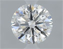 Diamante Natural 0.53 quilates, Redondo , Color I, claridad VS1 y certificado GIA