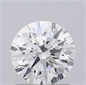 Lab Grown Diamond 1.22 Carats, Round with Excellent Cut, D Color, VVS2 Clarity and Certified by IGI