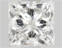 Natural Diamond 0.50 Carats, Princess with  Cut, E Color, VS1 Clarity and Certified by GIA