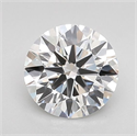Lab Grown Diamond 1.02 Carats, Round with Ideal Cut, D Color, VVS1 Clarity and Certified by IGI