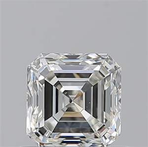 Picture of Natural Diamond 0.70 Carats, Asscher with  Cut, I Color, VS1 Clarity and Certified by GIA