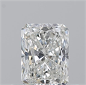 Natural Diamond 0.51 Carats, Radiant with  Cut, H Color, VVS2 Clarity and Certified by GIA