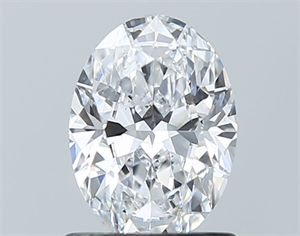 Picture of Natural Diamond 1.00 Carats, Oval with  Cut, D Color, VS2 Clarity and Certified by GIA