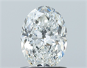 Diamante Natural 0.90 quilates, Ovalado , Color F, claridad VS2 y certificado GIA