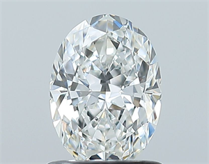 Foto Diamante Natural 0.90 quilates, Ovalado , Color F, claridad VS2 y certificado GIA de