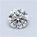 Diamante Natural 0.80 quilates, Redondo , Color I, claridad VS1 y certificado GIA