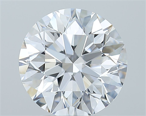 Picture of Natural Diamond 2.50 Carats, Round with Excellent Cut, D Color, VS1 Clarity and Certified by GIA
