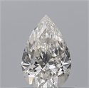 Natural Diamond 0.44 Carats, Pear with  Cut, G Color, VS2 Clarity and Certified by IGI