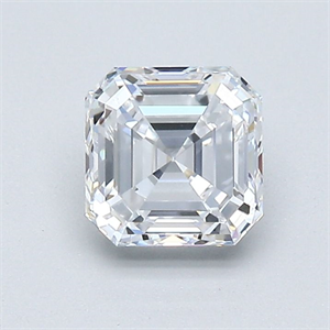 Foto Diamante Natural 1.01 quilates, Asscher , Color D, claridad VVS1 y certificado GIA de