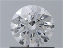 Natural Diamond 0.70 Carats, Round with Excellent Cut, G Color, SI1 Clarity and Certified by GIA